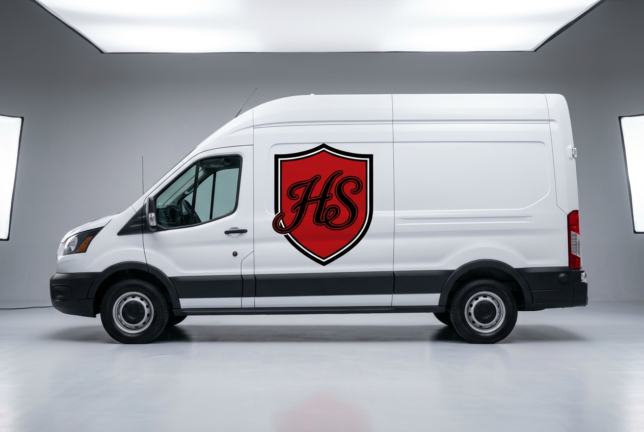 HS Express branded cargo van